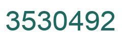 Número 3530492 imagen verde