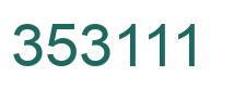 Número 353111 imagen verde