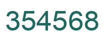 Número 354568 imagen verde