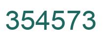 Número 354573 imagen verde