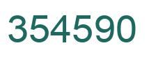Número 354590 imagen verde