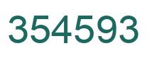 Número 354593 imagen verde