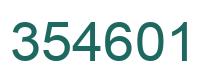 Número 354601 imagen verde