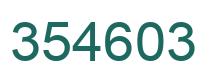Número 354603 imagen verde