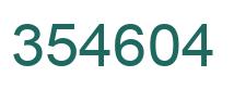Número 354604 imagen verde