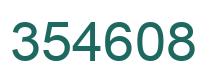 Número 354608 imagen verde