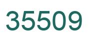 Número 35509 imagen verde