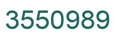 Número 3550989 imagen verde