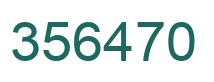 Número 356470 imagen verde