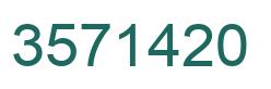 Número 3571420 imagen verde