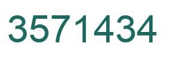 Número 3571434 imagen verde