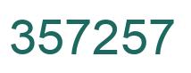 Número 357257 imagen verde
