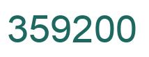 Número 359200 imagen verde