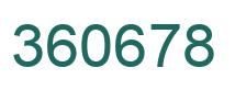 Número 360678 imagen verde