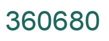 Número 360680 imagen verde