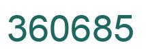 Número 360685 imagen verde