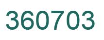 Número 360703 imagen verde