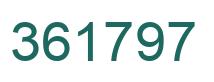 Número 361797 imagen verde