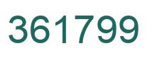 Número 361799 imagen verde
