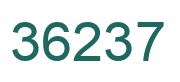 Number 36237 green image