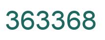 Number 363368 green image