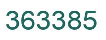 Número 363385 imagen verde