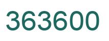 Número 363600 imagen verde