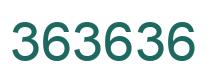 Número 363636 imagen verde