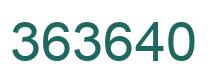 Número 363640 imagen verde