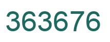 Número 363676 imagen verde
