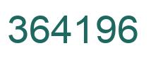 Number 364196 green image