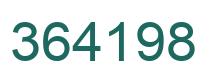 Number 364198 green image