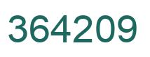 Número 364209 imagen verde