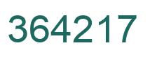 Número 364217 imagen verde