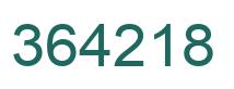 Número 364218 imagen verde