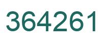 Número 364261 imagen verde