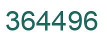 Number 364496 green image