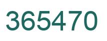 Número 365470 imagen verde