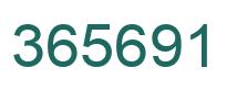 Número 365691 imagen verde