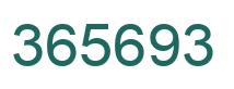 Número 365693 imagen verde