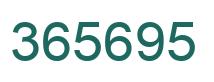 Número 365695 imagen verde