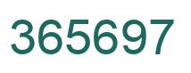 Número 365697 imagen verde