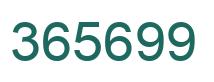 Número 365699 imagen verde