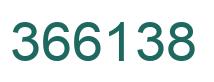 Number 366138 green image