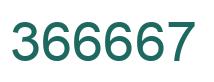 Número 366667 imagen verde