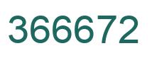Número 366672 imagen verde