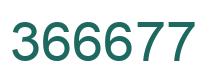Número 366677 imagen verde