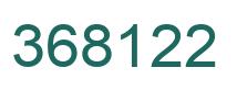 Number 368122 green image