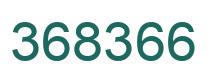 Number 368366 green image