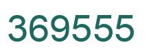 Number 369555 green image